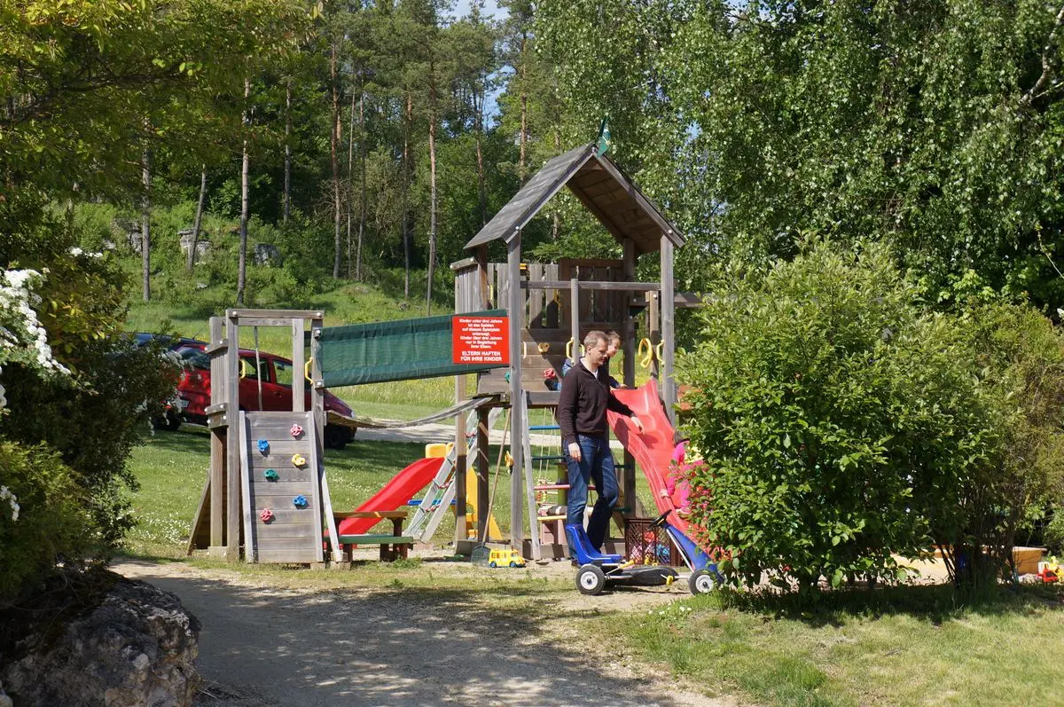 Der Spielplatz auf dem Gelände der Golfanlage Gerhelm